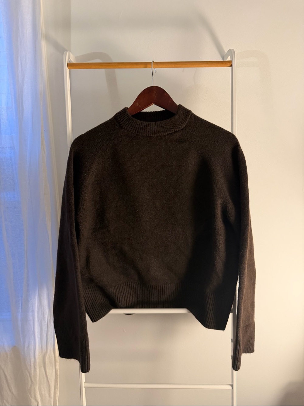 H&M Women's Dark Brown Crewneck Sweater